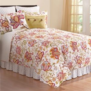 C&F Home Bethany Floral 3 Piece Full Queen Quilt Set Full/Queen #2